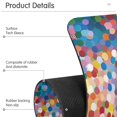 thumbnail image 4 of Yayeee Faucet Mat for Kitchen Sink 30" Diatomite Long Splash Guard Pad, Light Colorful Circles, 2 Pack, 4 of 7