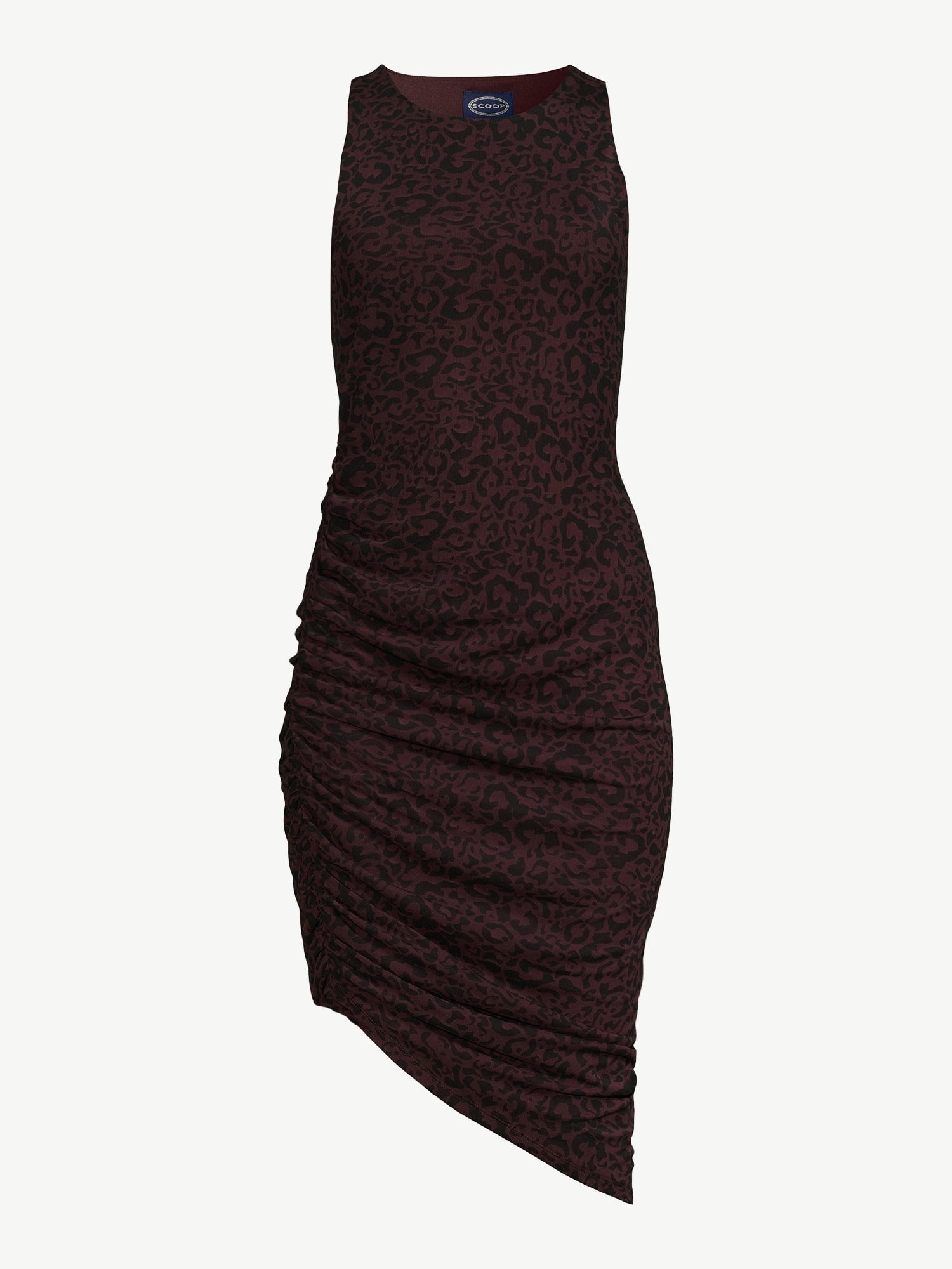 Scoop Women's Asymmetrical Mesh Tank Dress, XS-XXL - Walmart.com