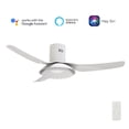 thumbnail image 2 of Smaair 52'' 3 Blade Flush Mount Ceiling Fan with Dim Light and Remote DC Motor, 2 of 7