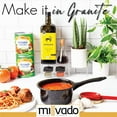 thumbnail image 2 of Millvado Granite 1 Quart Saucepan, Naturally Nonstick Sauce Pots, Speckled Enamel Cookware, Small Sauce Pan for Cooking and Boiling, Granite Cooking Pot for Stovetop, Campfire, Outdoor Stove, 2 of 6