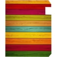 thumbnail image 4 of Coolnut Mailbox Covers Magnetic Oversize Colorful Wooden Background Seasonal Mail Wraps for Home Outdoor Decor, 25.4"x20.78", 4 of 5