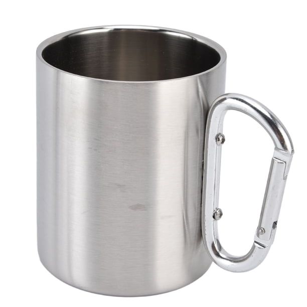 Tazas De Café Para Acampar, Taza De Café De Acero Inoxidable Altamente Duradera, 360 Ml, Exquisita Para Acampar Y Viajar