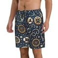 thumbnail image 2 of Kll Nautical Men'S Casual Summer Beach Shorts Hawaiian Shorts With Pockets-X-Large, 2 of 9