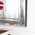 thumbnail image 4 of Sparkling Cyrstal Framed Accent Mirror Silver Wall Mirror, 4 of 8