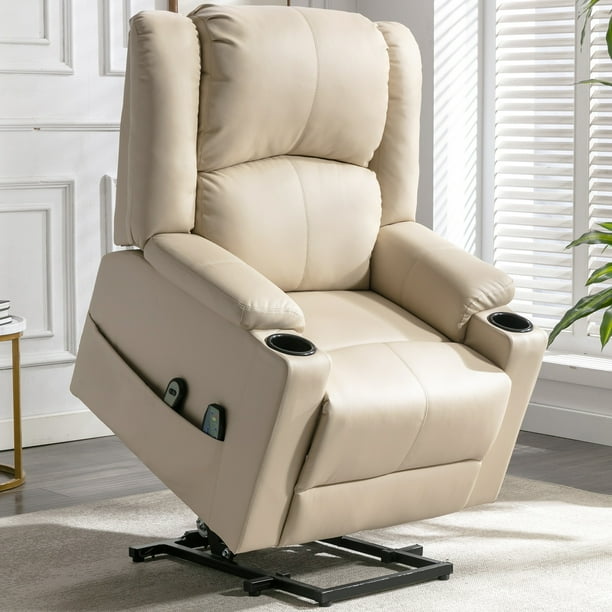 Comhoma Massage Recliner Chairs Big and Tall Heated Massage PU leather