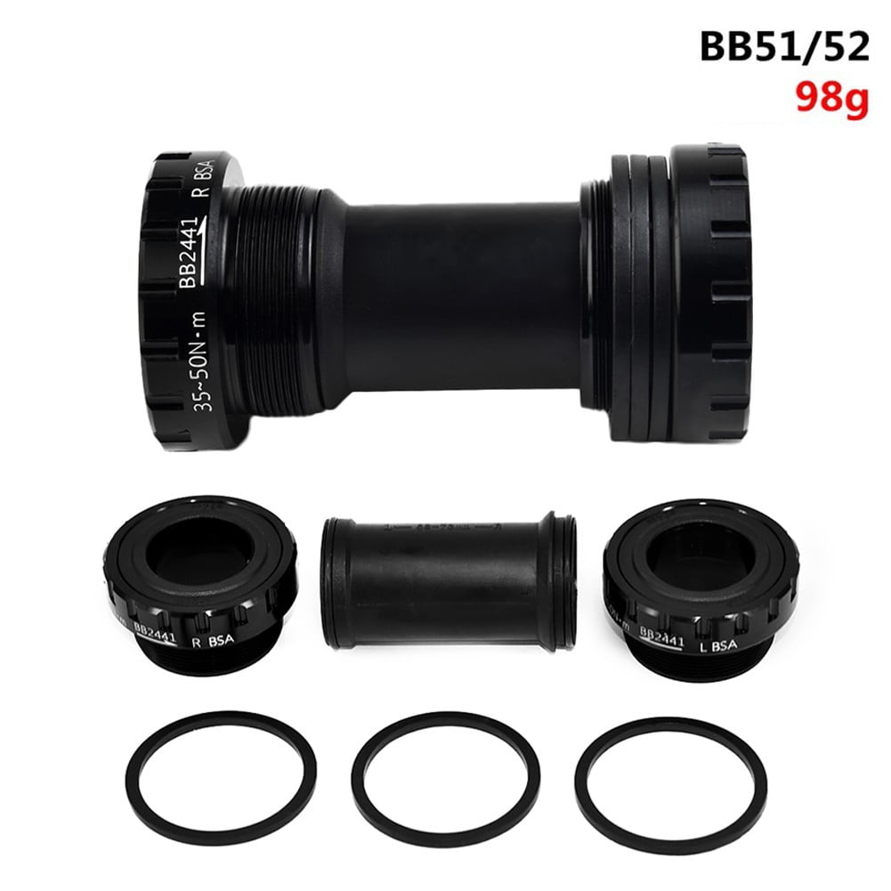 BB51/BB52 Bicycle Bottom Bracket 6873mm MTB Bike Axis BB Aluminum