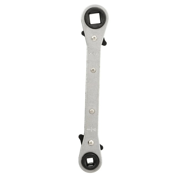 Llave de servicio de trinquete, llave de servicio de trinquete, llave de servicio de trinquete para refrigeración, herramienta de llave de servicio de trinquete confiable, diseñada para profesionales