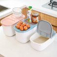 thumbnail image 4 of Generic Grand Conteneur de Stockage Alimentaire pour Animaux, Aliments Secs, Farine, Riz Conteneurs 9 Lbs Conteneur Hermétique avec Couvercle Verrouillable et Poignée, 4 of 8