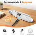 thumbnail image 3 of DSOOLO 2 in 1 Dog Nail Clipper and Grinder with Lights, Quiet Pet Nail Trimmer for Large,Medium & Small Dogs Cats, 3 of 8