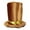 Brown, variant on Kuntesetty Top Hat Gentleman Costume Accessory Black Magician Butler Funny Magician Hat Brown