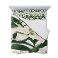 thumbnail image 7 of Lily Flower Full Size Down Alternative Comforter, Lightweight Comforter Quilt Bedding Set with Pillow Shams Nature Botanical Garden Florals Watercolor All Seasons Bed Comforter Duvet Insert 78"x90", 7 of 7