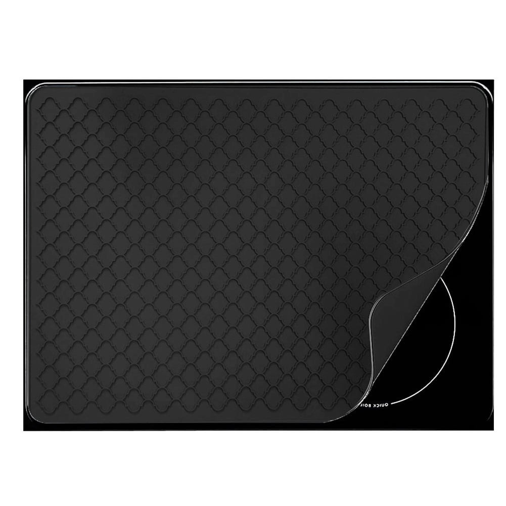 KDJ 71x50cm Silicone Stove Top Cover Induction Hob Protector Mat Heat Resistant - for Home Decor