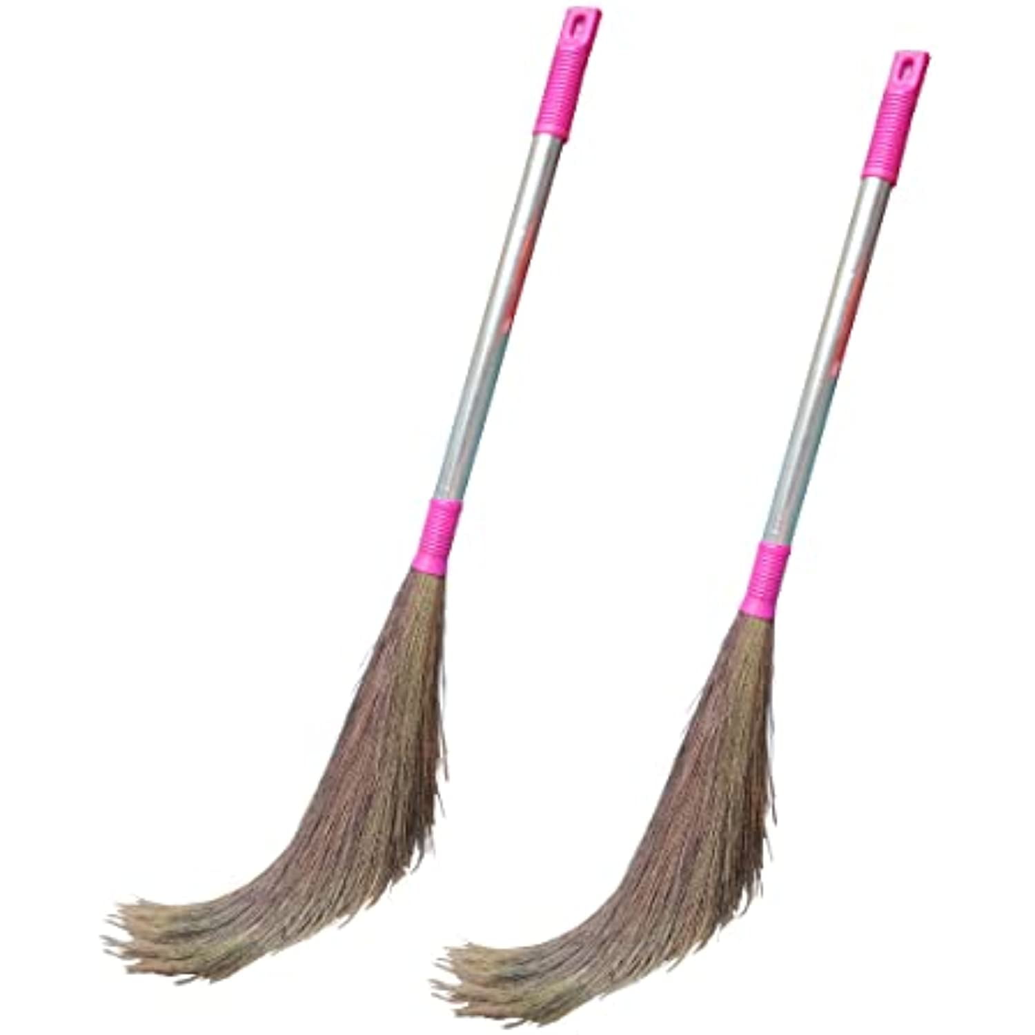 Cosynee Plastic Broom Medium Floor Broom Bathroom Cleaning & Home Floor  Cleaning Kharata Jadu for Scrubbing in Bathroom| Hard Bristle Broom