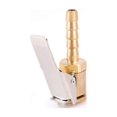 thumbnail image 2 of Car Air Pump Adapter Copper 6mm Clip-on Nozzle Adapter(4pcs, Gold), 2 of 5