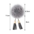 thumbnail image 2 of Fuzzy Brooch Pin Soft Fake Fur Piercing Lapel Brooch Pom Pom Ball Brooch, 2 of 10