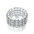 thumbnail image 1 of Heliisoer Multi-finger Elastic Ring Diamond Ring Mixed Elastic Ring, 1 of 3