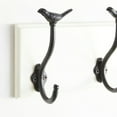 thumbnail image 2 of Saltoro Sherpi Metal Wall Hook with Wooden Backing, White and Black, 2 of 5