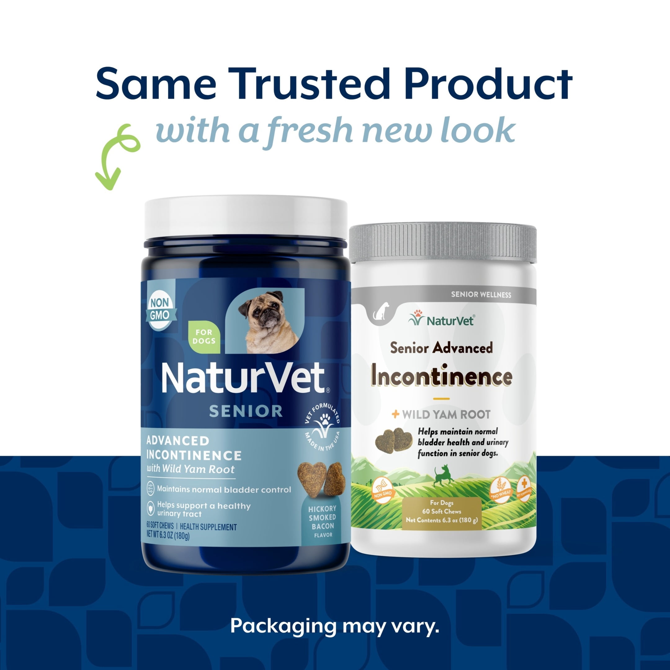 NaturVet Senior Dog Advanced Incontinence Soft Chews 60ct