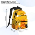 thumbnail image 2 of Fotbe Happy Halloween1 Mochila Ligera Casual para Laptop para Hombres y Mujeres, Mochila Impermeable de Uso Diario, Mochila para Universidad, 2 of 6