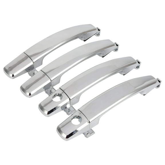 ECCPP Exterior Door Handles 2007-2011 for Chevy for Aveo,2012-2015 for Chevy for Captiva Sport Outer Replacement Front Rear Driver Left Passenger Right Door Handles 4 PCS Chrome 96468266, FDH010141