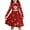 Christmas Reindeer Snowflake, variant on DISNIMO Black Galaxy Dress Girls Moon and Sun Dress for Girls Long Sleeve Dresses with Collars for Girls Midi Long Sleeve Dress for Kids 3-4Yrs Children Dress for Church Dresses for Girls