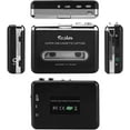 thumbnail image 4 of Reshow Cassette Player – Portable Tape Player Captures MP3 Audio Music via USB – Compatible with Laptops and Personal Computers – Convert Walkman Tape Cassettes to iPod Format (Black), 4 of 8