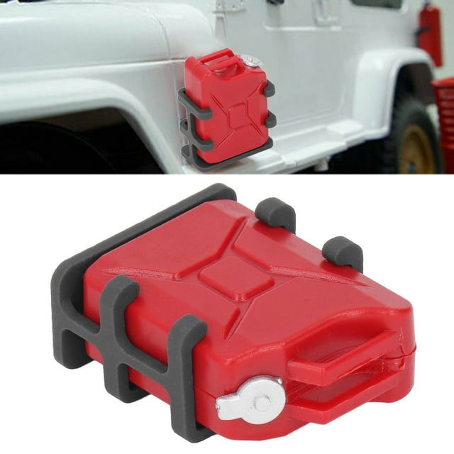 Simulation Plastique Mini Carburant, Belle Apparence RC Voiture Simulation Carburant pour 1/8 Voiture de Contrôle à Distance Rouge, Bleu, Noir, Vert Foncé