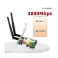 thumbnail image 2 of Ax3000 Dual-band 3000mbps Wifi6 Pcie Wifi Adapter Wireless 2.4g/5g 802.11ac/ax Wi-fi 6 Card For Pc, 2 of 5
