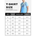 thumbnail image 4 of APTRO Men's and Big Men's Workout Shirt Athletic Core Shirt Quick Dry Moisture Wicking Short Sleeve Performance T-Shirt Stripe Gradient Blue,Sizes S-3XL, 4 of 7