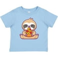 thumbnail image 3 of Inktastic Sloth Pizza Boys or Girls Baby T-Shirt, 3 of 5