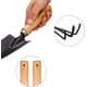 thumbnail image 3 of Juego de herramientas de jardinería Apuakthei Mini, kit de herramientas de jardinería con mango de madera de 3 piezas y tenedor de metal negro, paleta, cultivador, 3 of 7