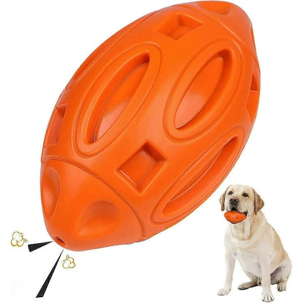 Indestructible Dog Toy, Dog Chew Toy Rubber Sound Ball Dog Games Toy for Medium and Large Dogs
