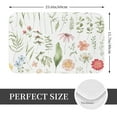 thumbnail image 2 of Sikiie Wildflower Watercolor 2 Print Flannel Anti-slip Floor Mat 16x24in, Thickened Dustproof Entrance Door Mat Floor Mat for Kitchen, Bathroom, Laundry Room, 2 of 7