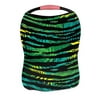 PKQWTM palm leaves Colorful zebra exotic animal Nursing Cover Baby Breastfeeding Infant Feeding Cover Baby Car Seat Cover