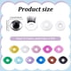 thumbnail image 2 of 22 ojos de seguridad de resina en 11 colores para amigurumi, ojos de seguridad ovalados, ojos de seguridad de ganchillo, ojos brillantes para animales de peluche con pestañas., 2 of 5