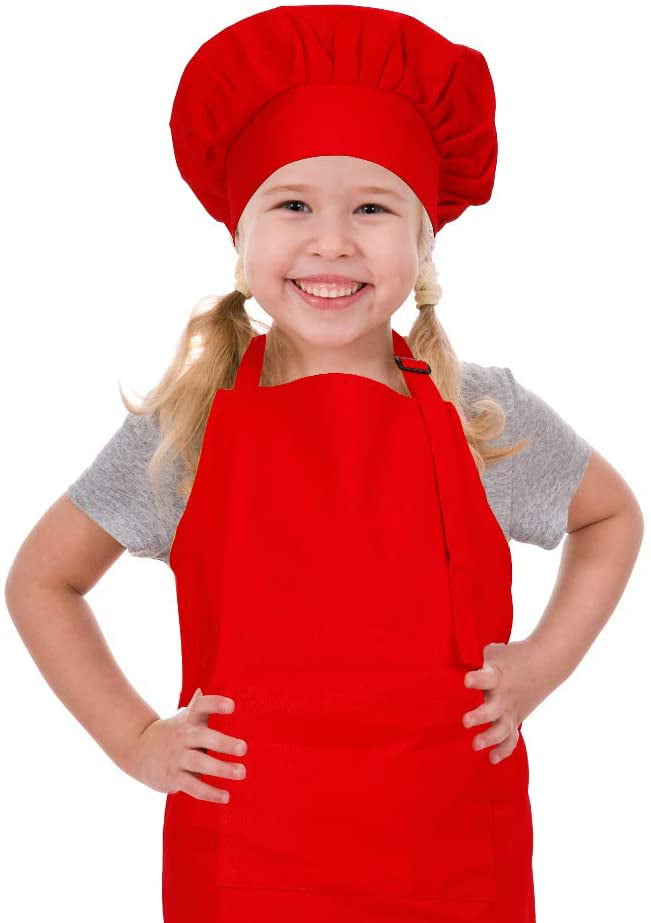 Childrens Cotton School Craft Chef Cooking Paint & DIY Kids Youth Apron 