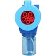 thumbnail image 4 of Máquina de burbujas portátil para niños, 3000 unidades por minuto, soplador de burbujas de 5 orificios para fiestas en interiores y exteriores, cumpleaños, 4 of 14