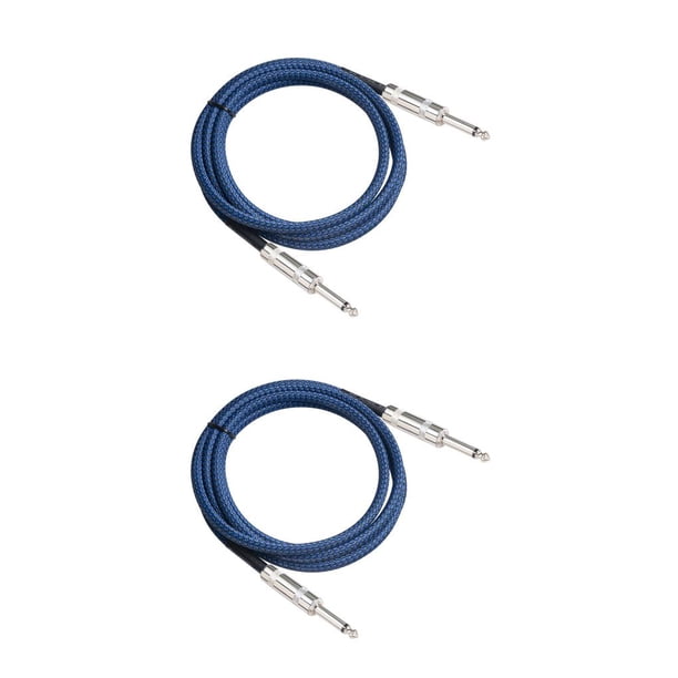 Bearachild Teclado guitarra electrónica a Cable adaptador de Audio 6,35mm extensor convertidor equipo de sonido piezas de repuesto 1,8 M 1.8 millones 2piezas