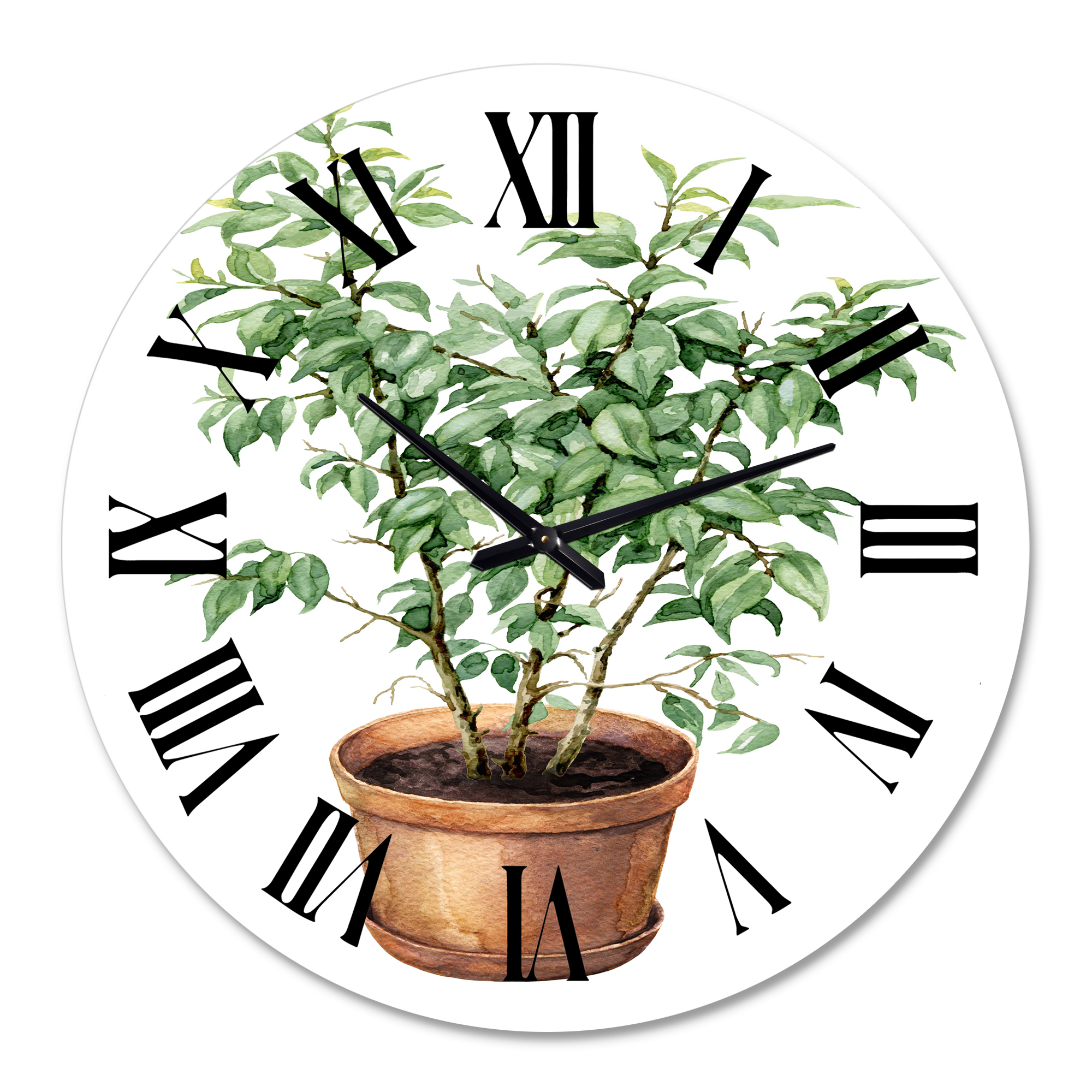 Designart 1 in Traditional Wall Clock