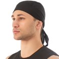 thumbnail image 2 of Tnobhg Sports Headscarf Solid Color Breathable Extra Soft Sweat Absorption Quick Dry Cycling Bandana Head Scarf for Women Men, 2 of 7