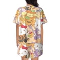thumbnail image 3 of Lsque Sanrio Women's Short-Sleeved Pajama Set - 2 Piece Soft and Lightweight Sleepwear Set-Small, 3 of 9