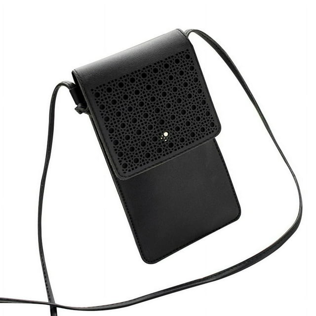 Cross Body Mobile Phone Bag Touching Screen Clear Window Mini Purse Cell Phone Bag Pouch New