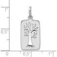 thumbnail image 4 of Sterling Silver Rhodium-Plated Polished Tree Cut-Out Charm (26.9 X 12.3) Made In India qp4902, 4 of 5