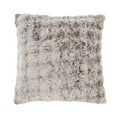 thumbnail image 3 of Home Soft Things Variegated Faux Fur Pillow Covers, 1 piece, 20"x20", Coffee, 3 of 8