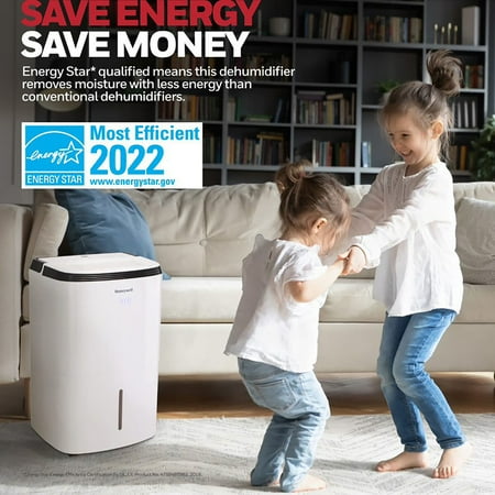 Honeywell - 70 Pint Dehumidifier - White
