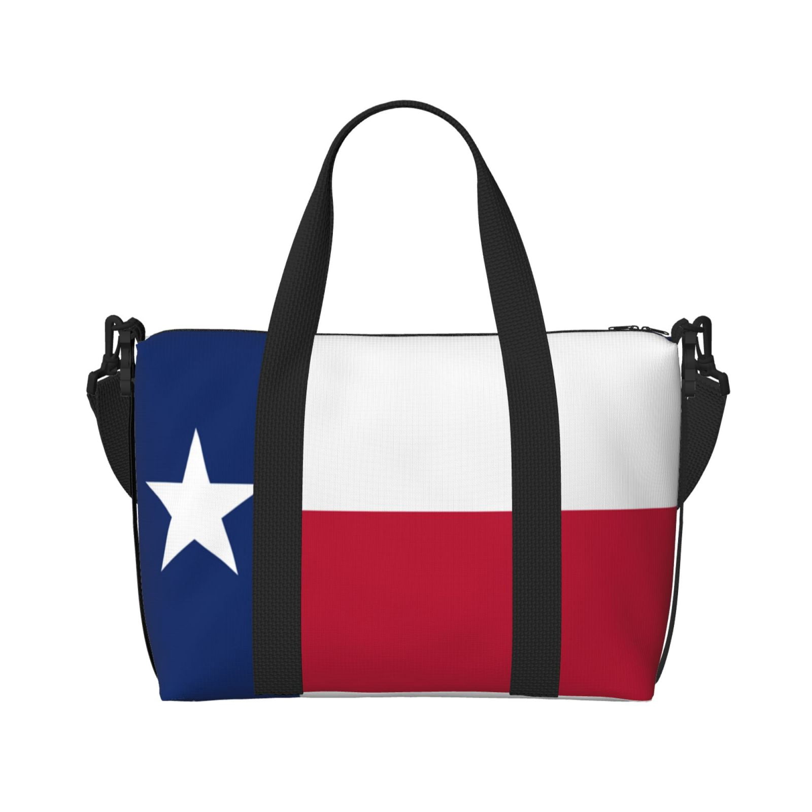 Women Men Colorado Texas Flag Gym Duffel Bag Travel Carry On Weekender Overnight Tote Personal Item Bag