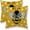 Yellow, variant on Summer Pillow Covers 18x18 Set of 2, Bumble bee Polka Dots Outdoor Decorative Throw Pillow Covers Yellow Honey Bee Holiday Cushion Case Linen Square Decor for Home Couch Sofa.