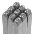 thumbnail image 3 of FENGGUIQU 9Ud Kit Herramienta Para Números En Metal Cuero Madera Acero Color Plata, 3 of 7