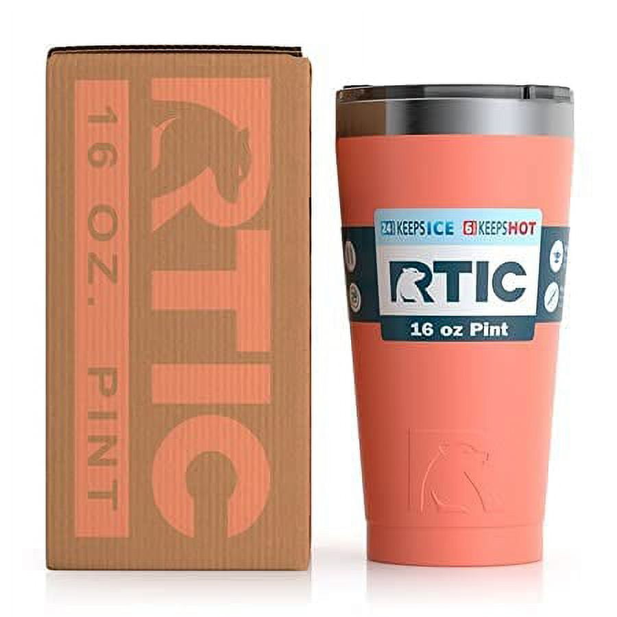RTIC Pint Tumbler- Stainless Steel, Insulated, Reusable