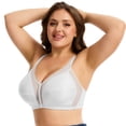thumbnail image 4 of MANIFIQUE Women's Full Figure Minimizer Bras Comfort Large Busts Wire-Free Non Padded Plus Size Bra, 4 of 6